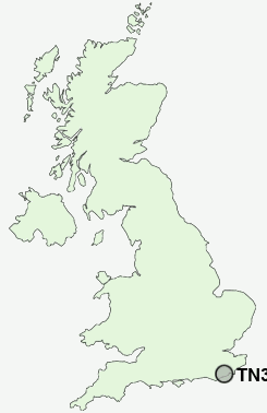 TN34 Postcode map