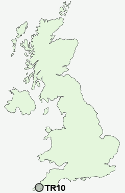 TR10 Postcode map