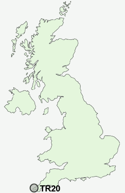 TR20 Postcode map