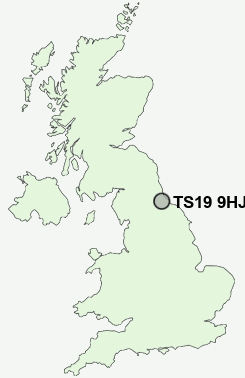 UK Postcode map