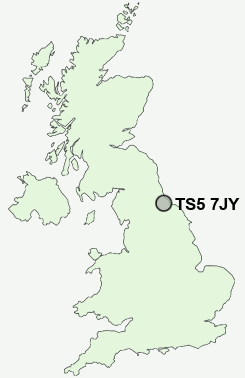 UK Postcode map