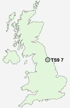 UK Postcode map