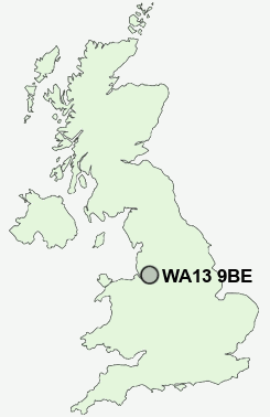 UK Postcode map