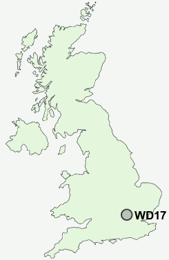 UK Postcode map