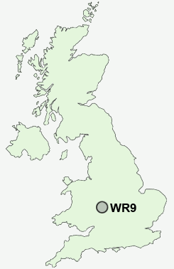 WR9 Postcode map