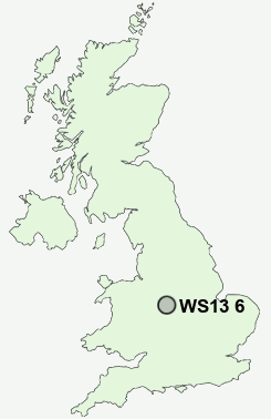 UK Postcode map