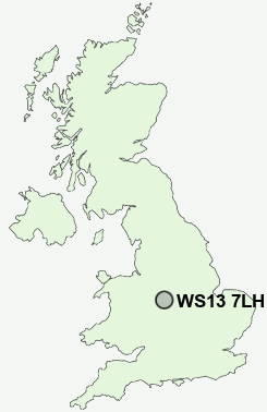 UK Postcode map