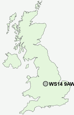 UK Postcode map