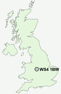 UK Postcode map