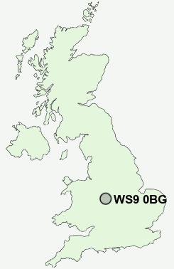 UK Postcode map