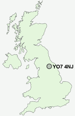 UK Postcode map